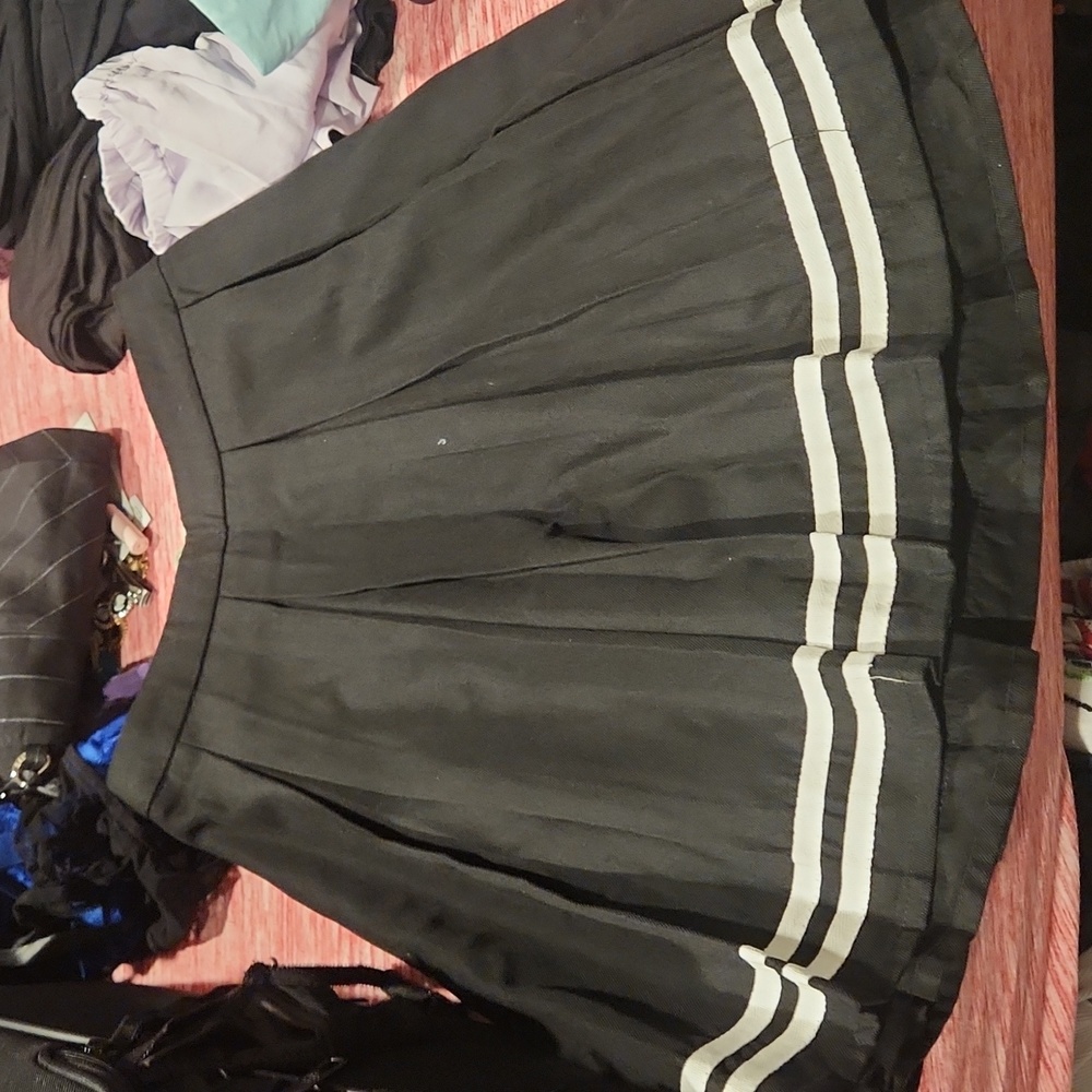 Black and White Cheer Skirt